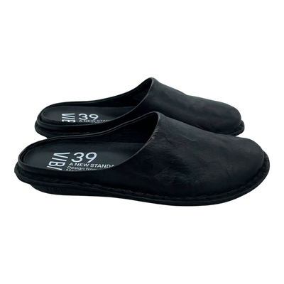 VIBAe Roma leather slippers, preto black | 39