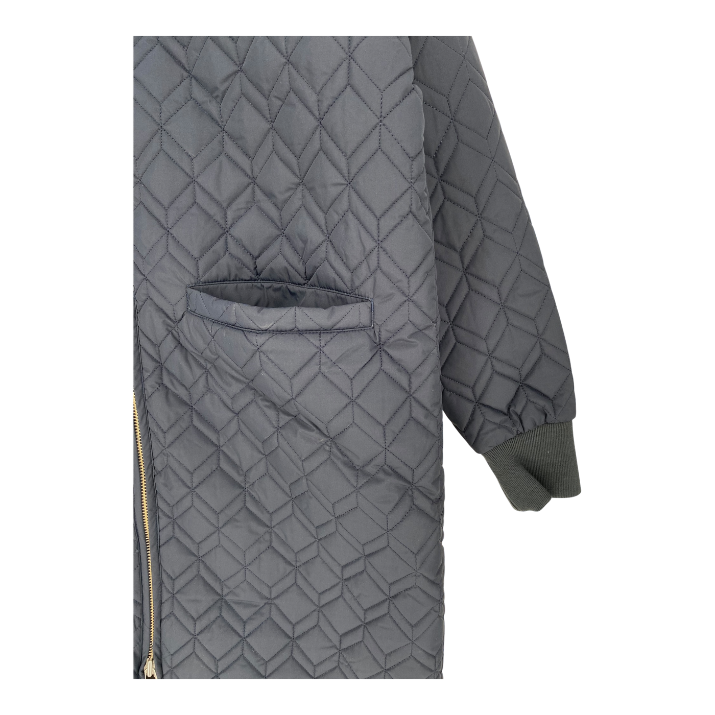 Embassy of Bricks and Logs inzip bundaberg jacket, blue | woman S