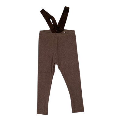 Metsola rib brace leggings, brown | 86/92cm