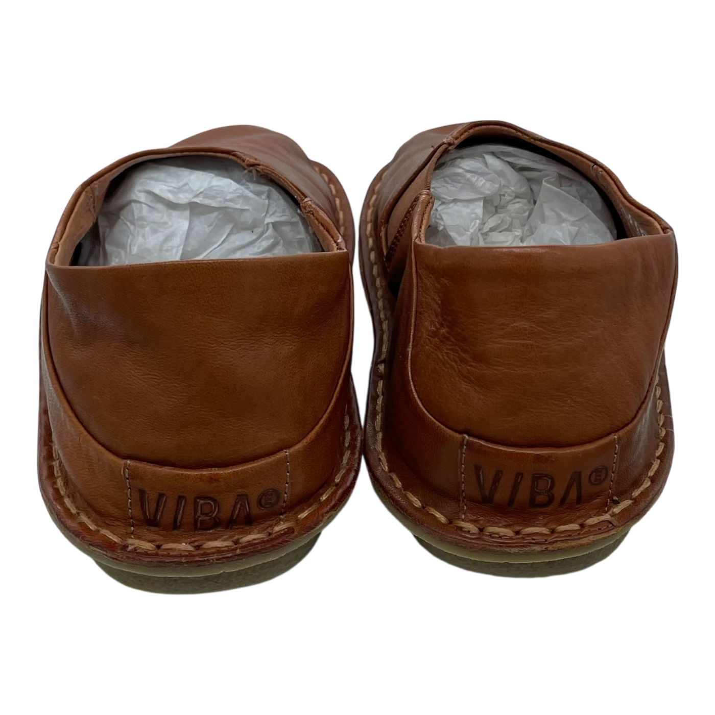 Vibe Zuma Lederschuhe, Cognac Brown | 39