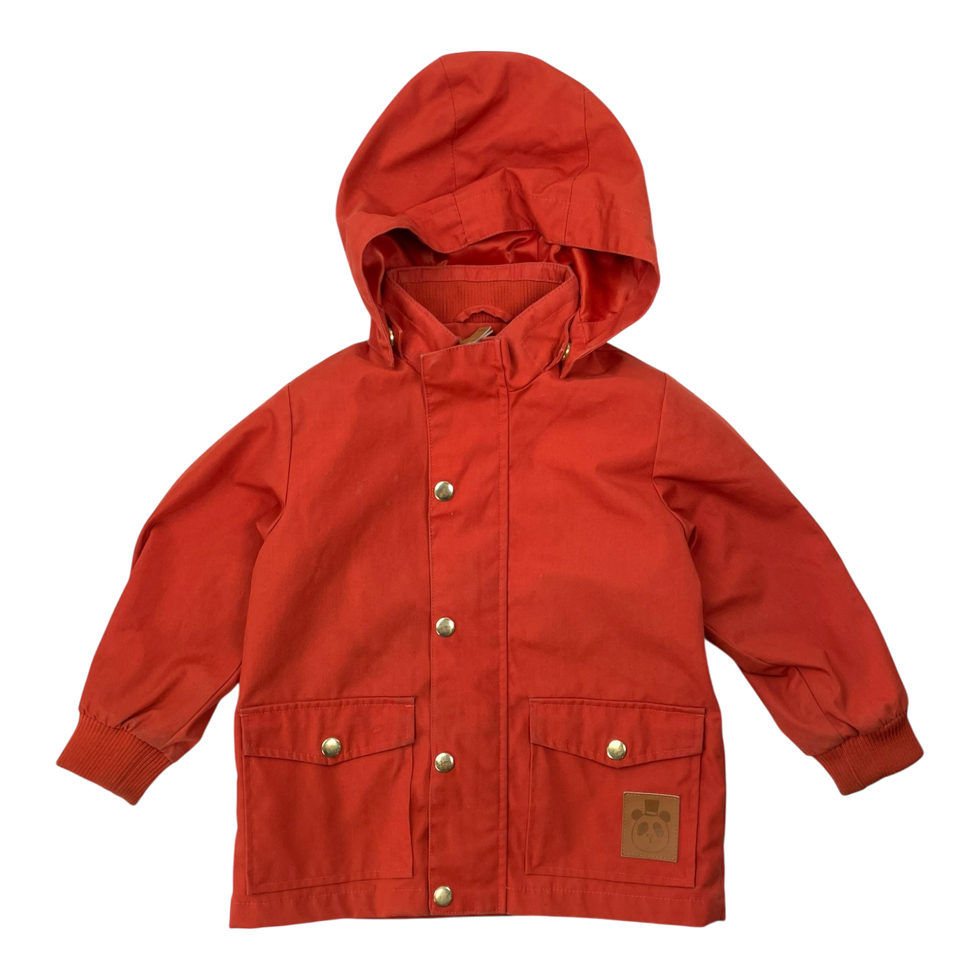 Mini Rodini pico jacket, brick red | 92/98cm