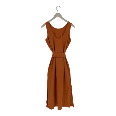 Kaiko Gürtel Tank Midi Kleid, Rost | Frau s