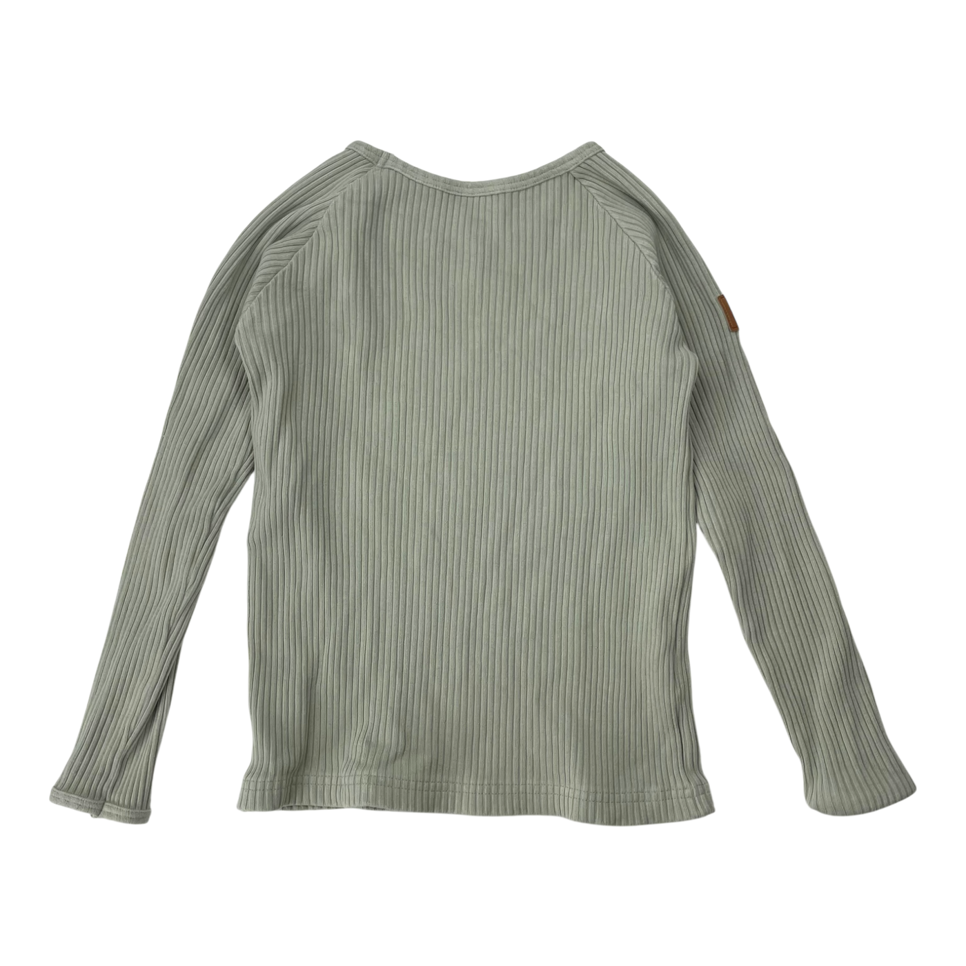 Metsola rib shirt, mint | 122/128cm