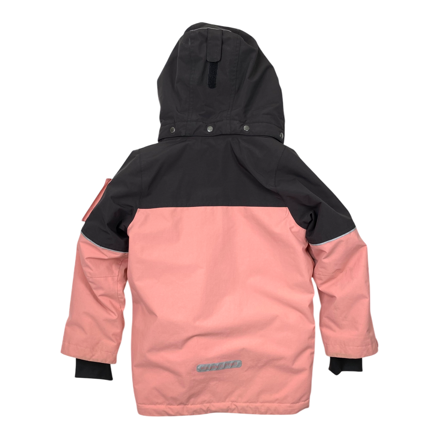 Polarn o. Pyret winter jacket, pink/black | 128cm