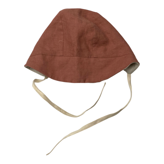 HIMA Clothing linen bonnet, rose | 1y