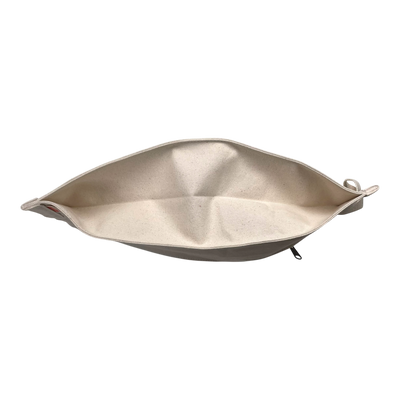 Holzrichter canvas shoe bag, cream