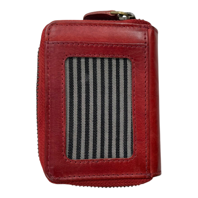 Holzrichter leather wallet, red