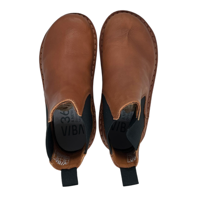 VIBAe Helsinki leather boots, cognac brown | 36