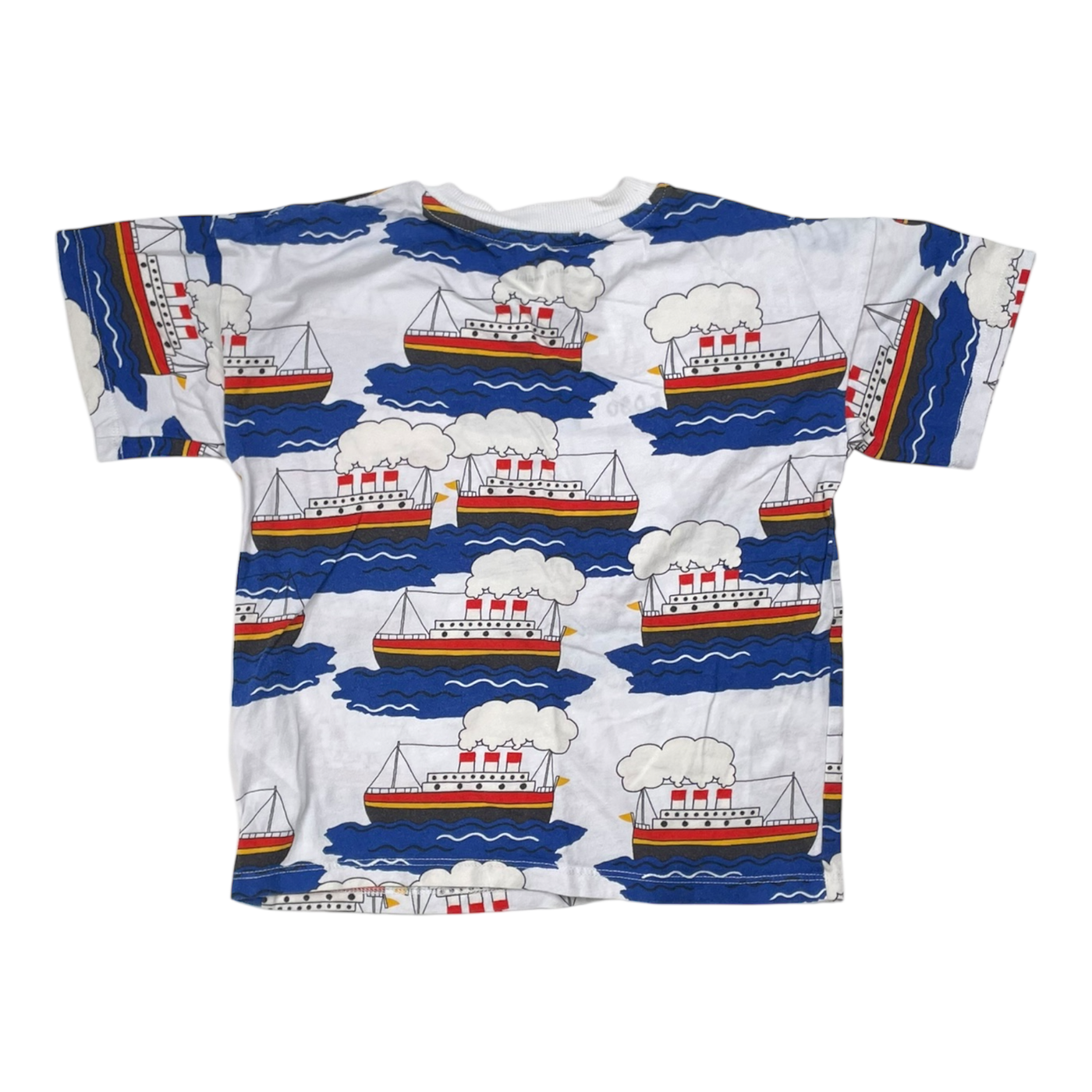 Mini Rodini t-shirt, boat | 116/122cm