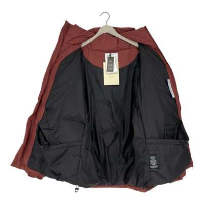 Embassy of Bricks and Logs nyland puffer jacket, burgundy | unisex L