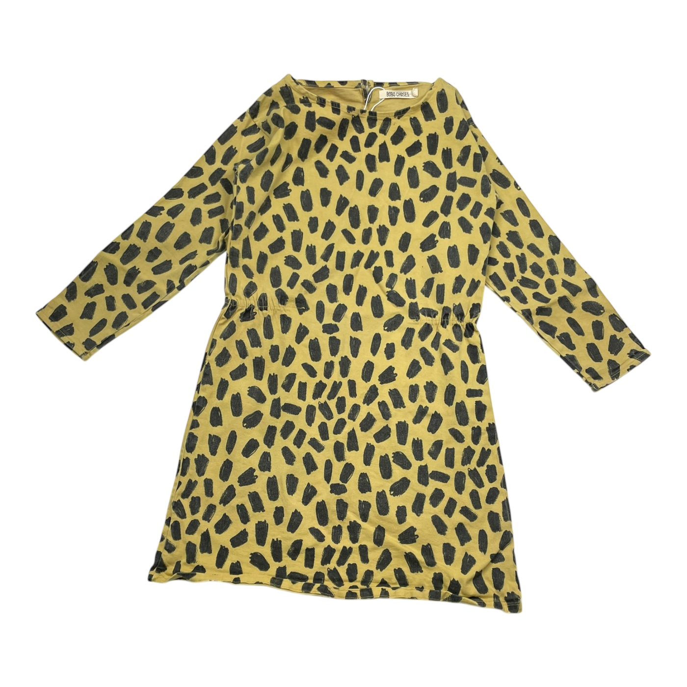 Bobo Choses woven dress, yellow | 134cm