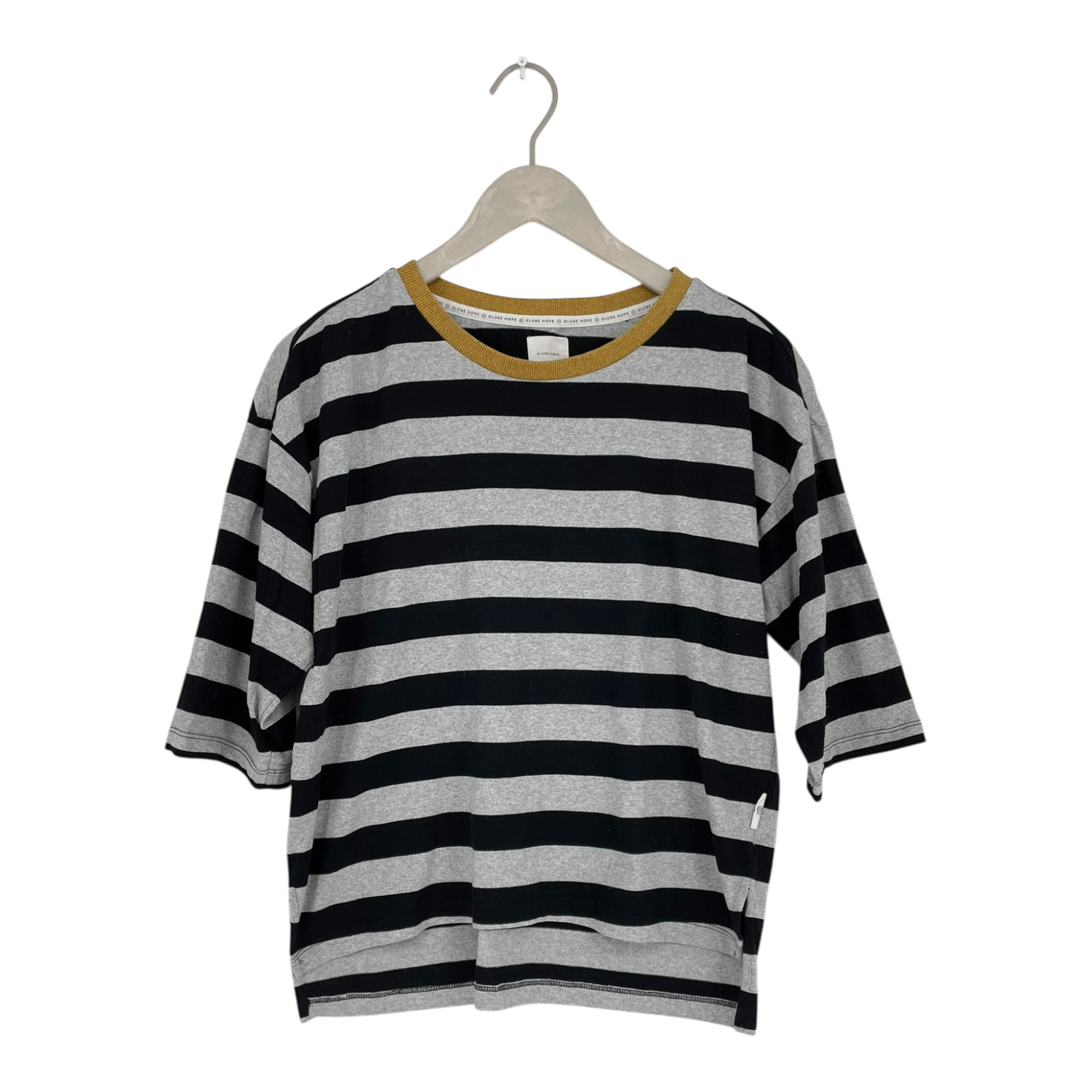 Globe Hope boat neck shirt, stripes | woman M