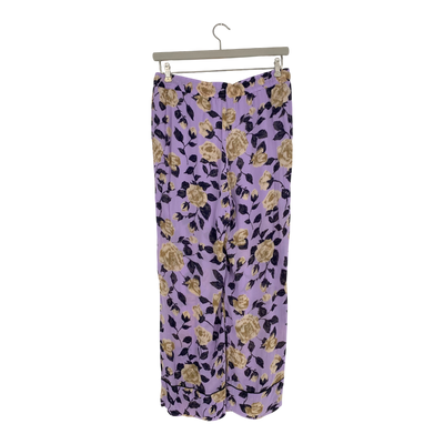 Ganni flowy pants, purple | woman 42