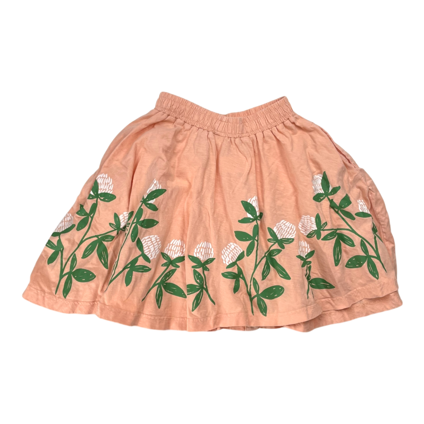 Mainio button skirt, clover | 122/128cm