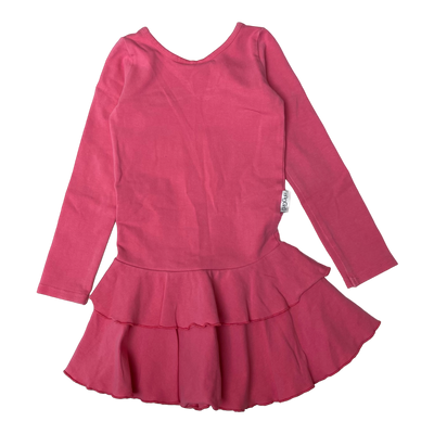 Gugguu frilla dress, hot pink | 92cm