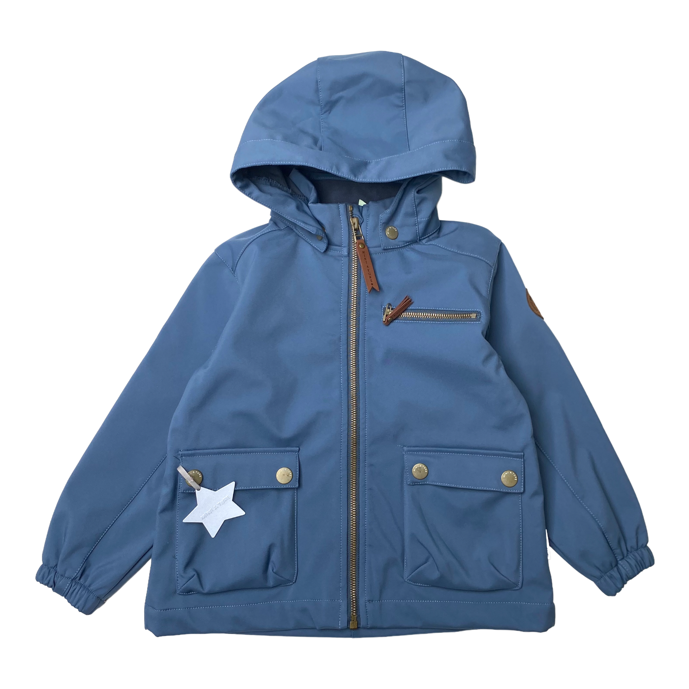 Mini A Ture softshell jacket, royal blue | 104cm