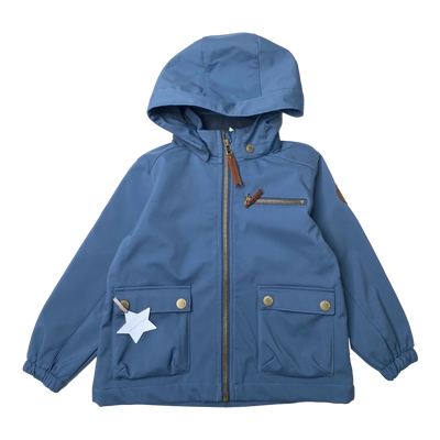 Mini A Ture softshell jacket, royal blue | 104cm