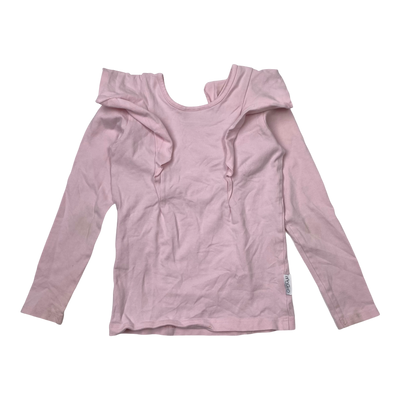 Gugguu frill shirt, pink | 110cm