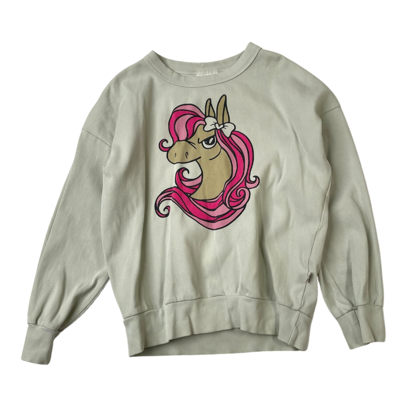 Mainio rib shirt, unicorn | 122/128cm