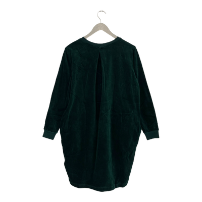 Aarre velour dress, dark green | woman XS