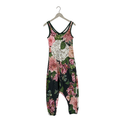 Ommellinen harem tricot jumpsuit, flower | woman S