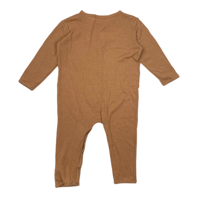Mainio merino jumpsuit, caramel | 86/92cm