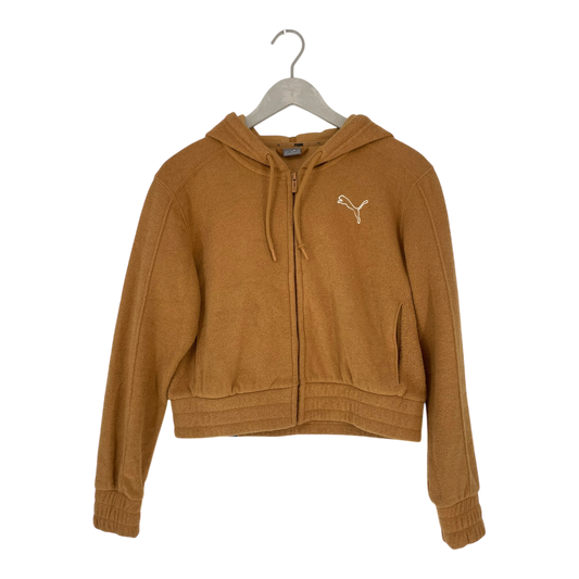 Puma sweat cropped hoodie, caramel | woman S