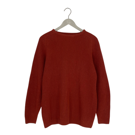 North Outdoor kinos merino sweater, fire brick | woman