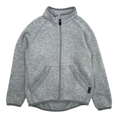 Reima hopper fleece jacket, grey | 122cm