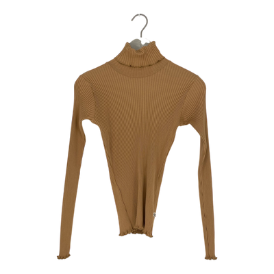 Kaiko rib turtle neck, caramel | woman XL