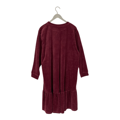 Aarre diolinda velour dress, wine | woman XL