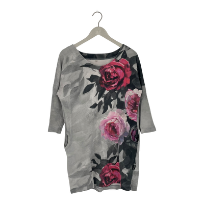 Ommellinen tunic dress, roses | woman L