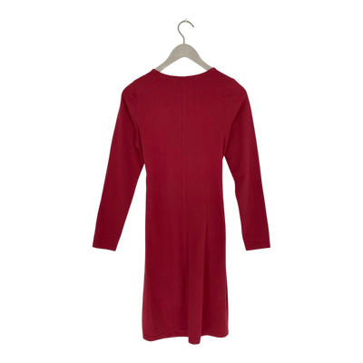 Kaiko belted dress, fire brick | woman XS