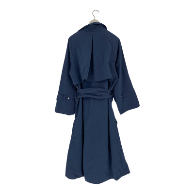 Embassy of Bricks and Logs kalvi trench coat, navy blue | woman M