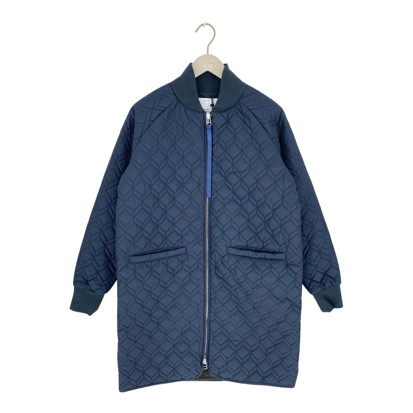 Embassy of Bricks and Logs inzip bundaberg jacket, blue | woman S