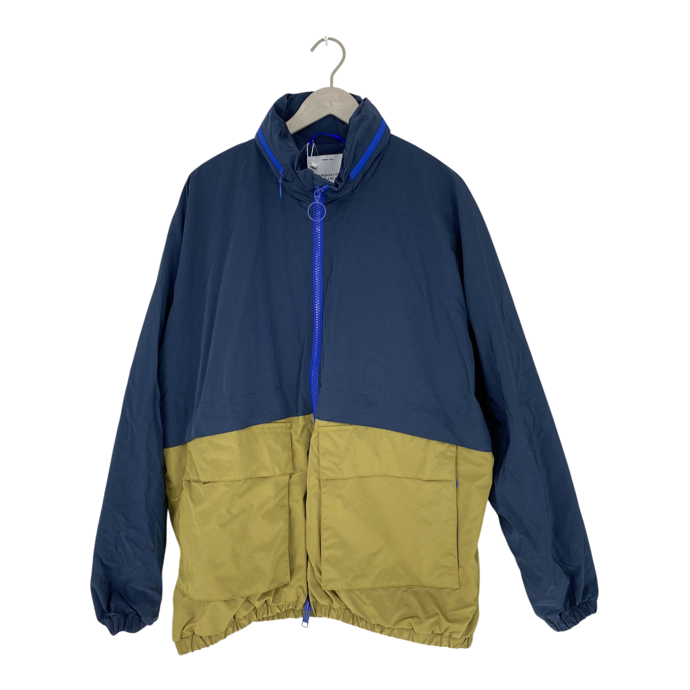 Embassy of Bricks and Logs dhola rain jacket, navy blue | woman L