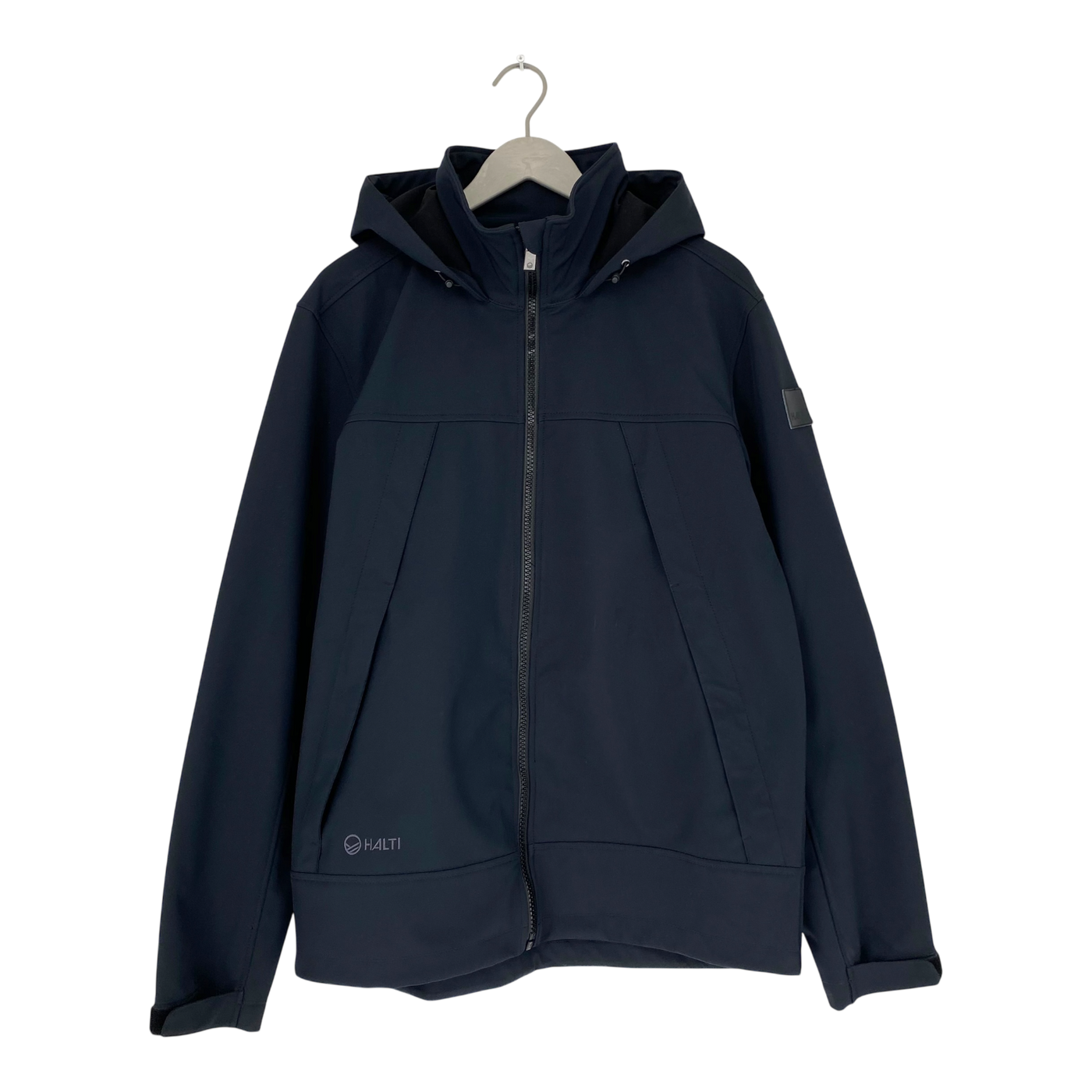 Halti veini soft shell jacket, black | man L