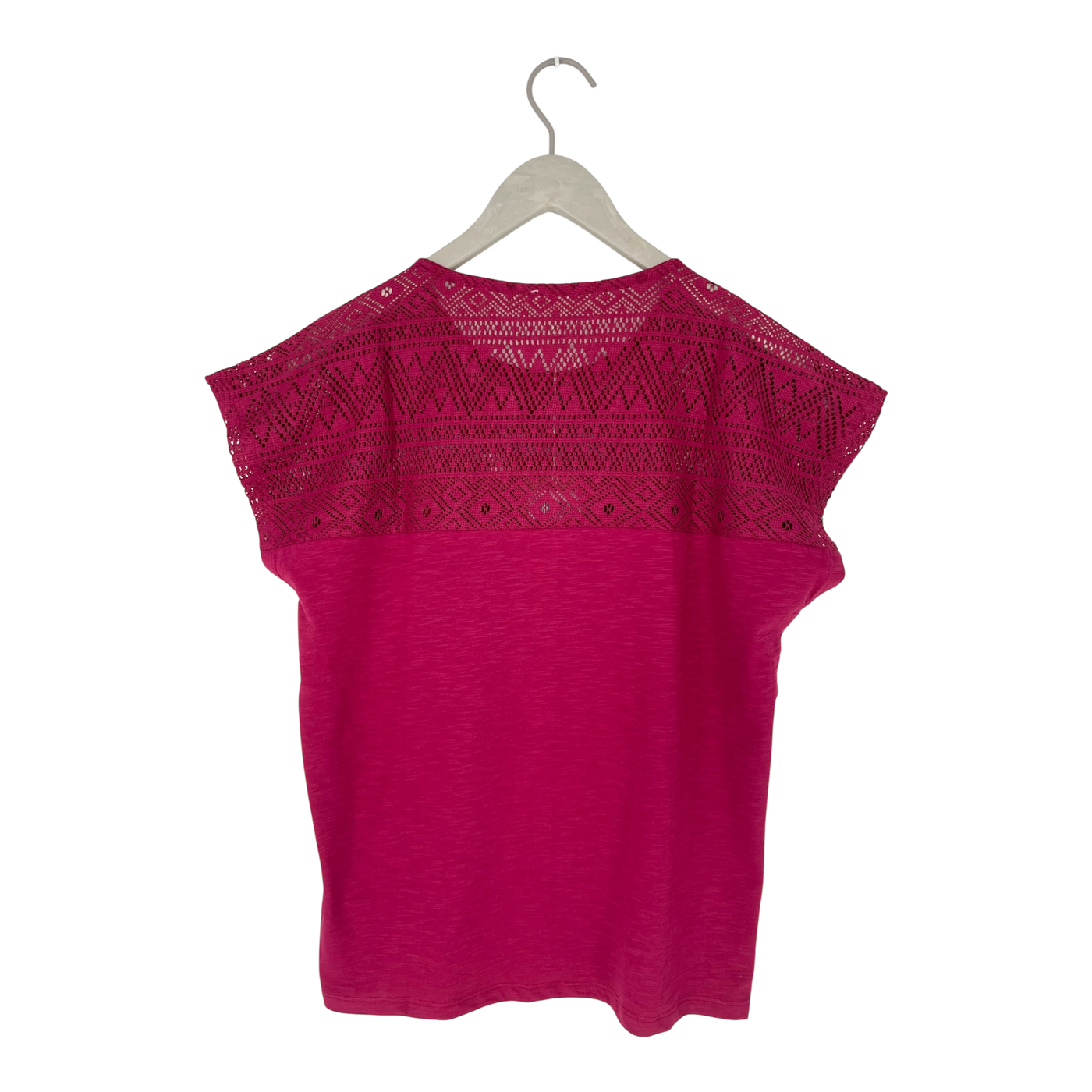 Tranquillo lace t-shirt, aniline red | woman S