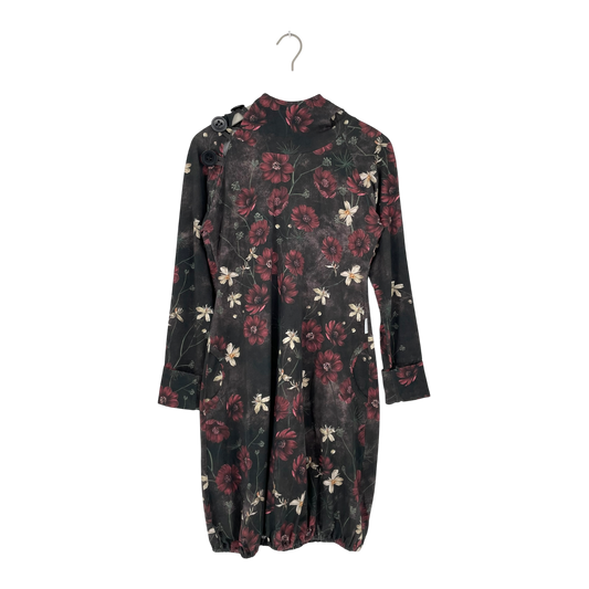 Versonpuoti hooded tunic, flowers | woman M