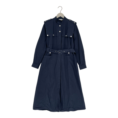 Gestuz trench coat, midnight blue | woman