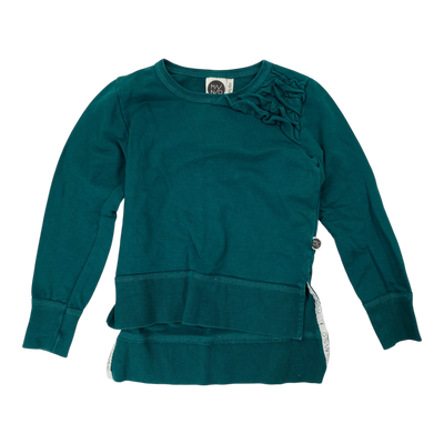 Mainio sweatshirt, teal | 110/116cm