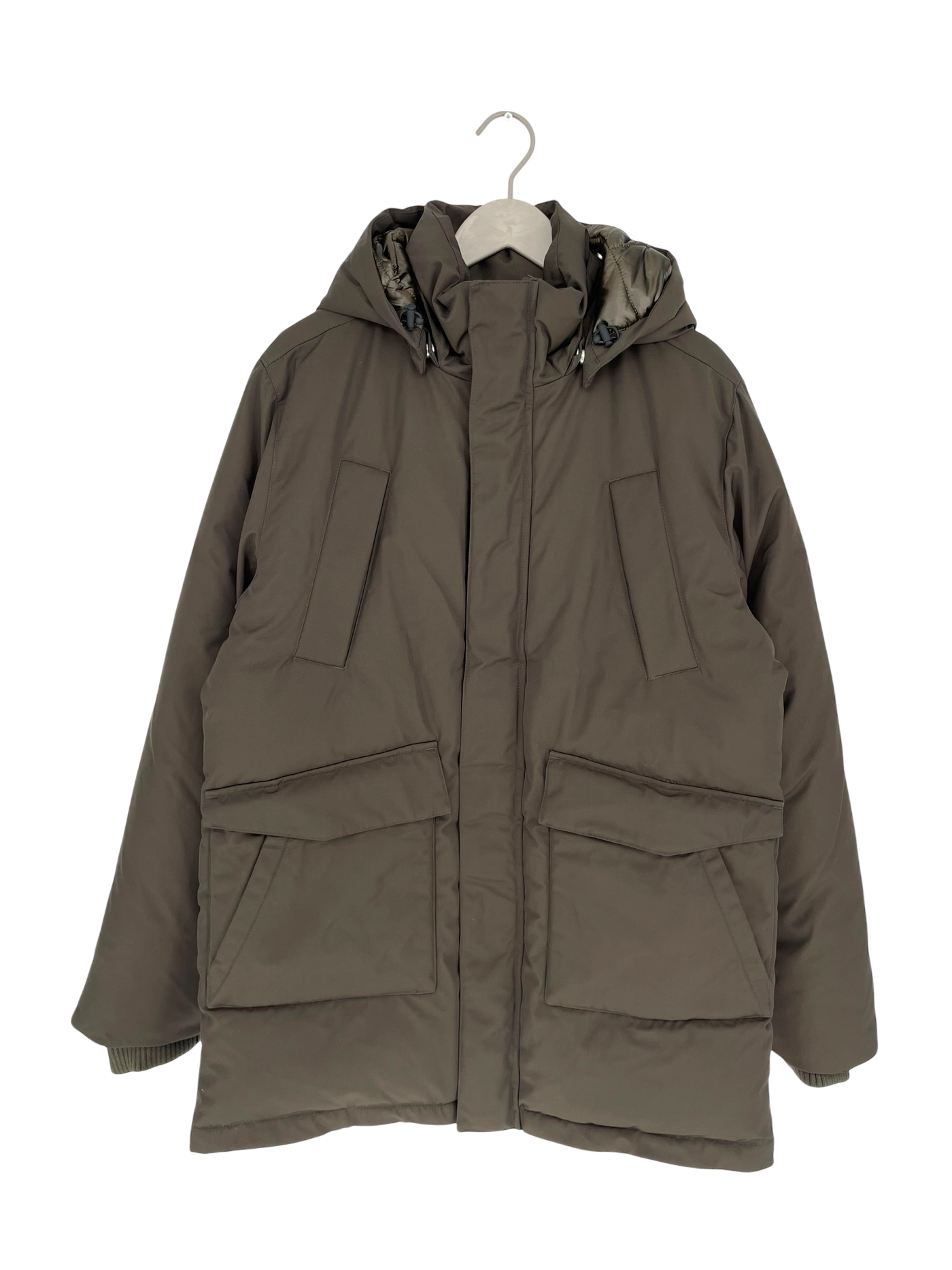 Embassy of Bricks and Logs haddock parka jacket, dark green | unisex L