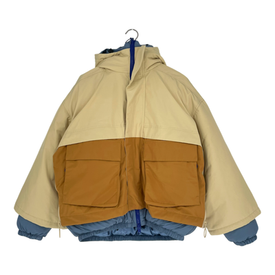 Embassy of Bricks and Logs Merritt utility jacket, orange/sand | unisex L