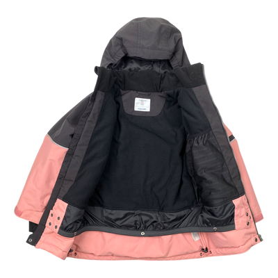 Polarn o. Pyret winter jacket, pink/black | 128cm