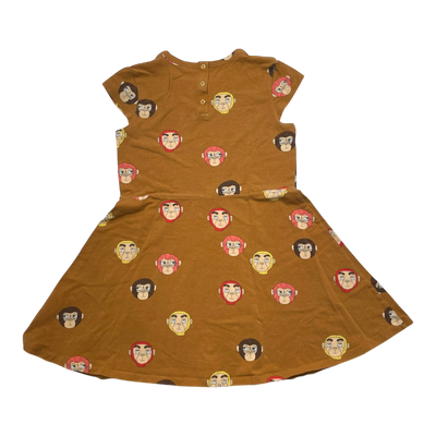 Mini Rodini dress, monkeys | 128/134cm