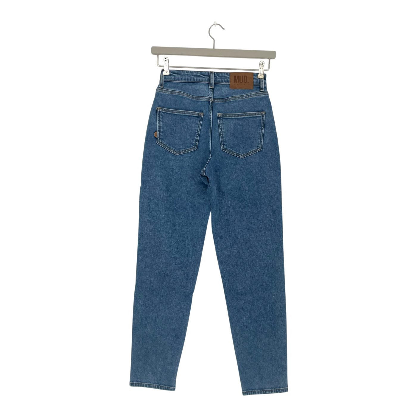 Mud Jeans mams high tapered jeans, light denim blue | woman 25/34