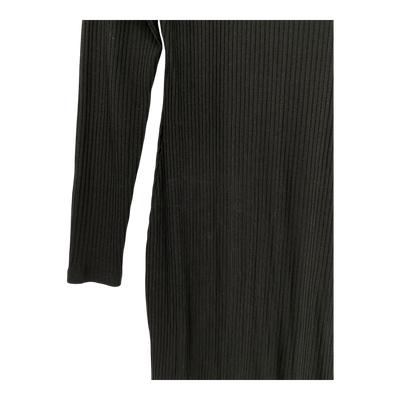 Toive rib dress, black | woman XL