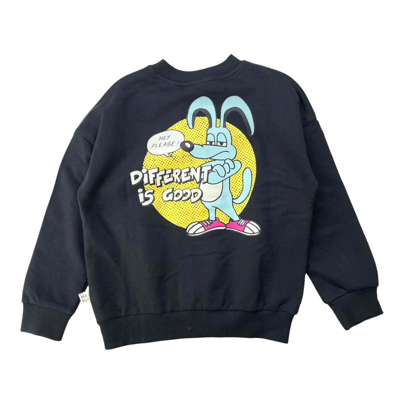 Mainio zipper sweatshirt, bunny | 98/104cm