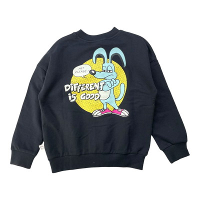 Mainio zipper sweatshirt, bunny | 98/104cm
