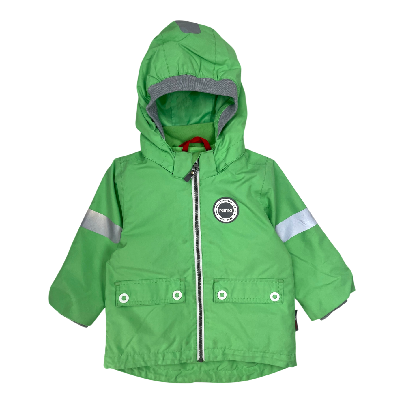 Reima sydvest midseason jacket, neon green | 86cm